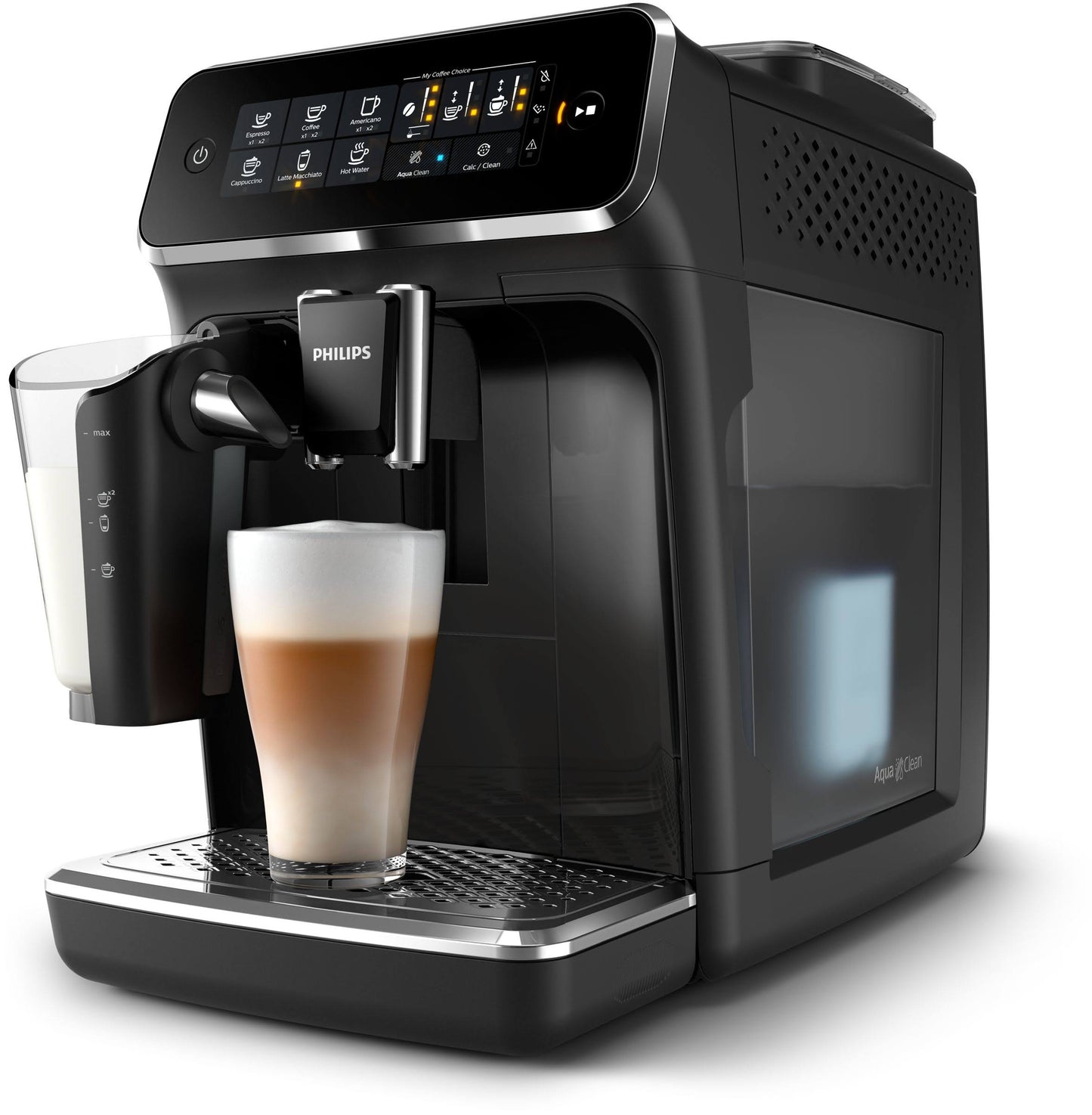 Philips 3200 Series Fully Automatic Espresso Machine LatteGo Black