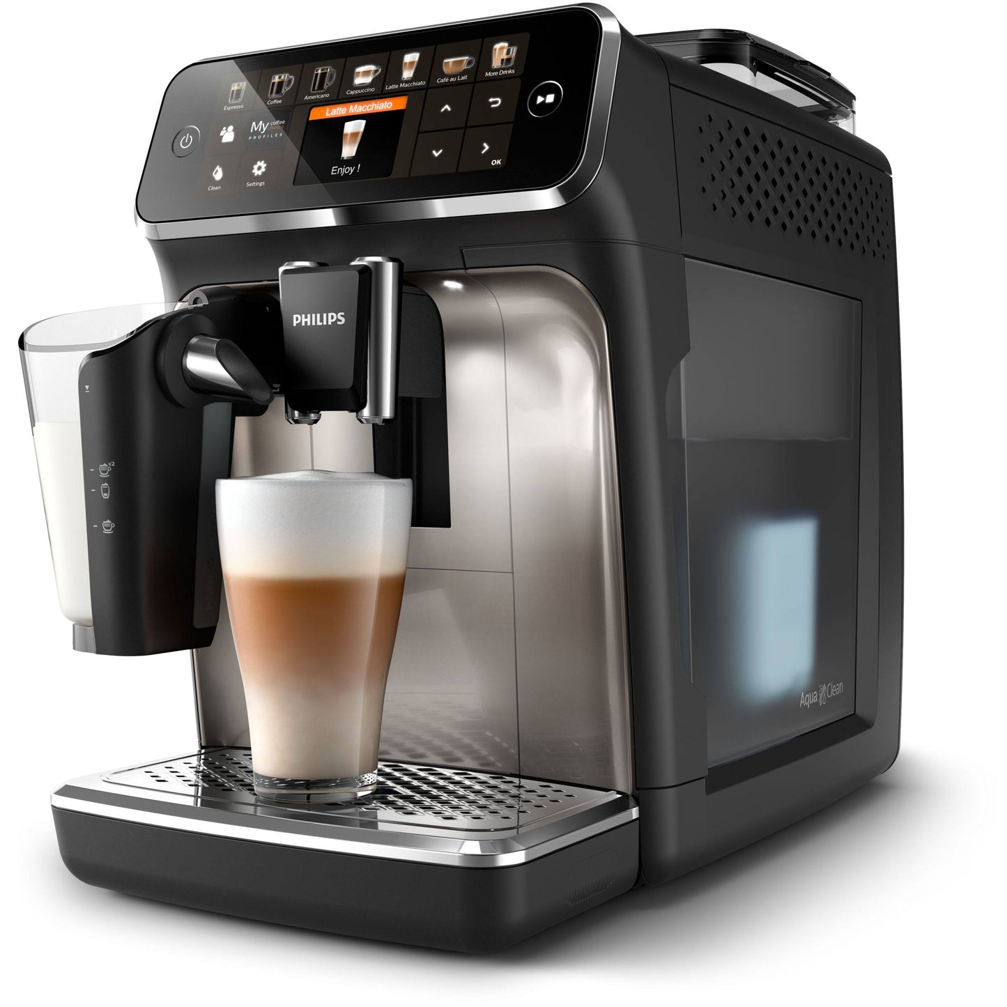 Philips 5400 LatteGo Super Automatic Espresso, Latte Machine EP5447/94