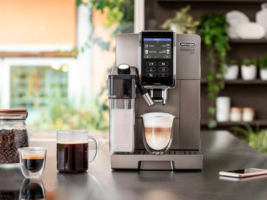 De’Longhi Dinamica Plus Fully Automatic Espresso Machine – Titanium
