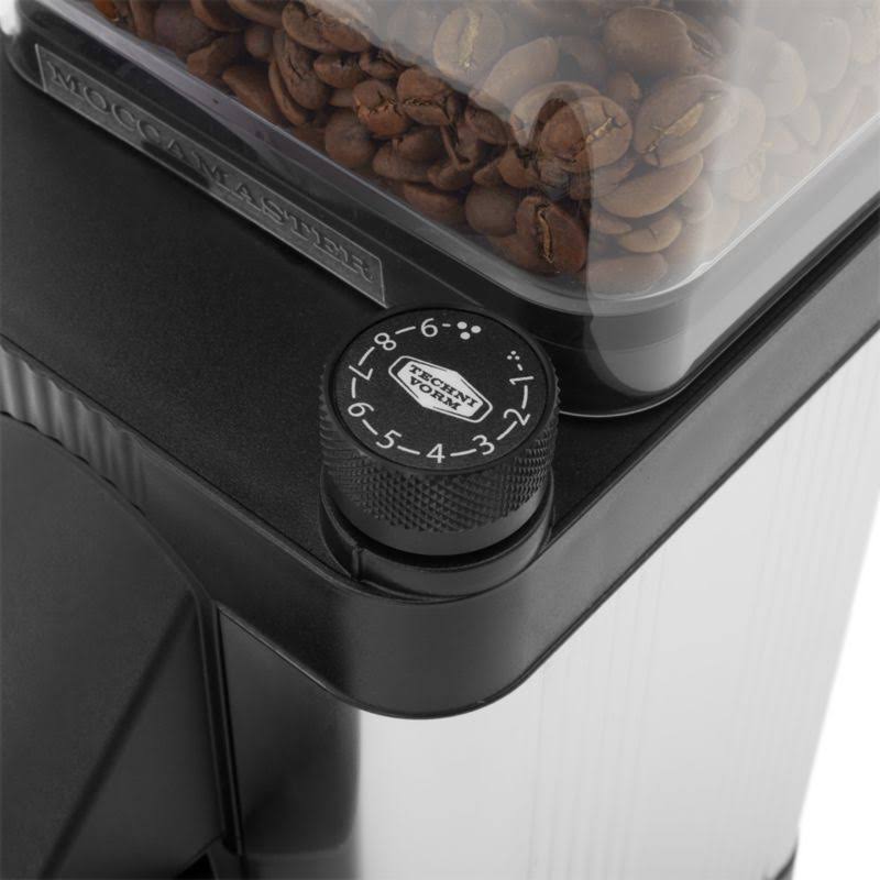 Moccamaster KM5 Burr Grinder – Polished Silver