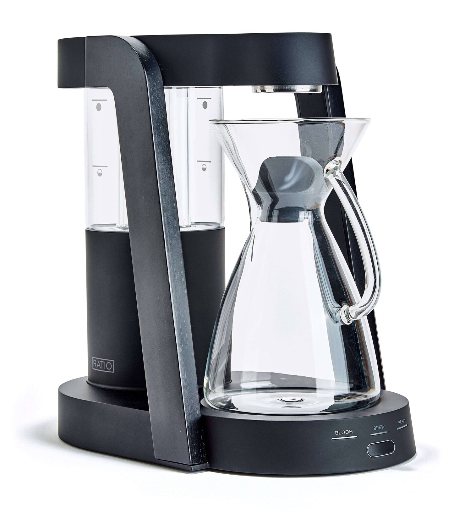 Ratio Eight Coffee Maker – Matte Black with Walnut