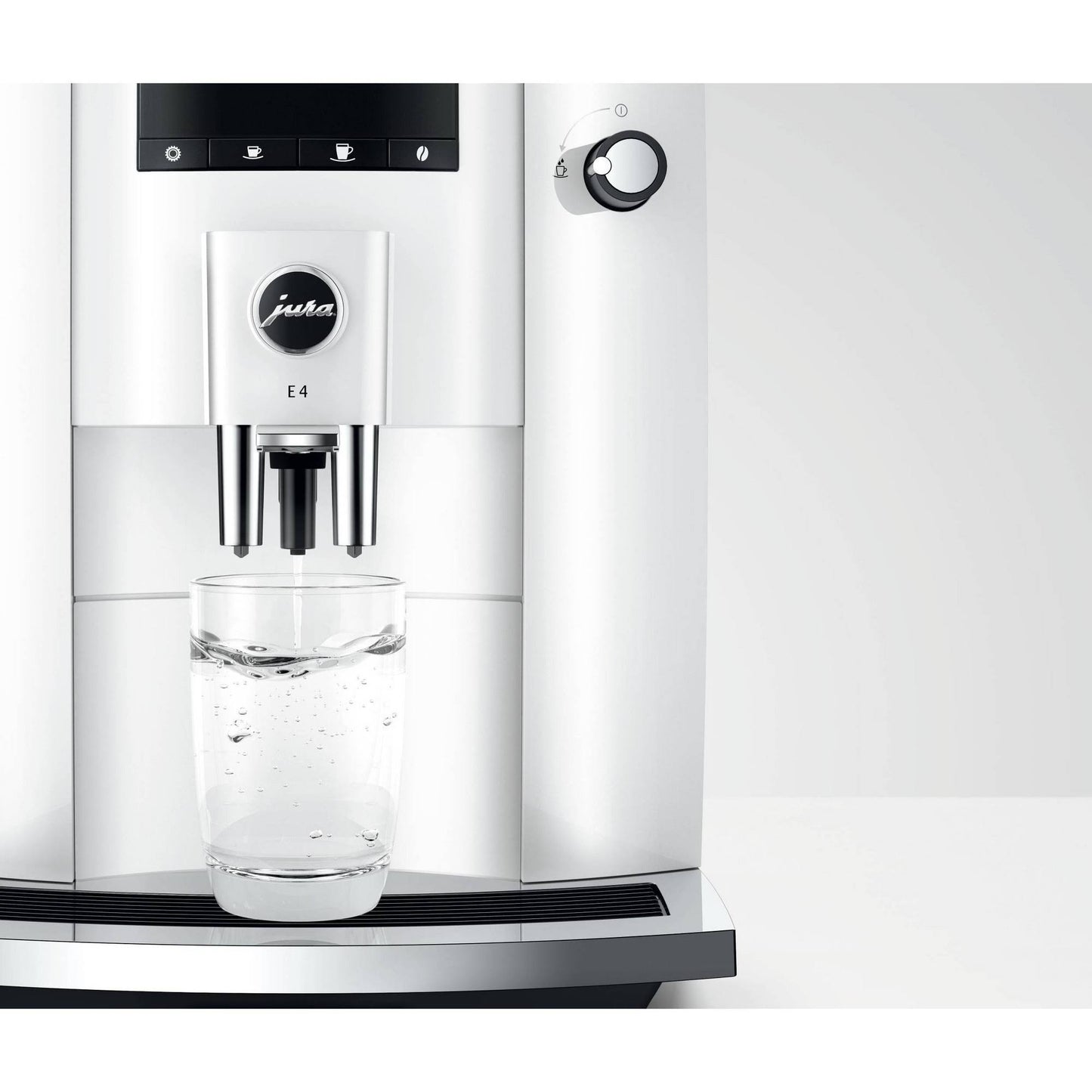 Jura E4 Piano White Automatic Coffee & Espresso Machine