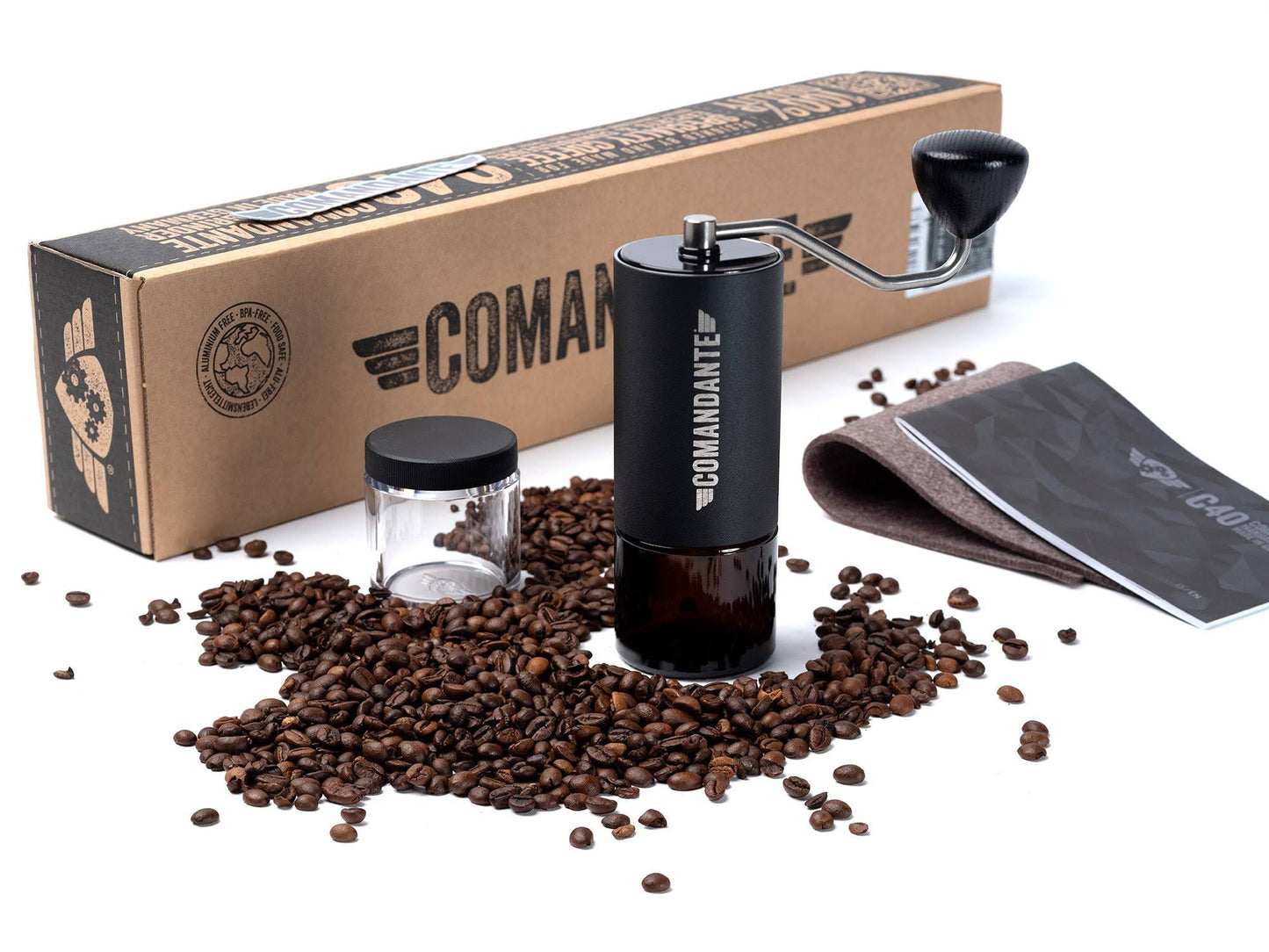 Comandante Coffee Grinder C40 MK4 Nitro Blade , Liquid Amber