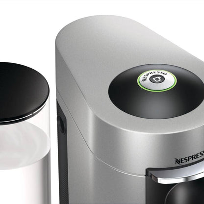 Nespresso VertuoPlus Deluxe Coffee and Espresso Machine by De’Longhi with AEROCINNO, Silver – ENV155SAE
