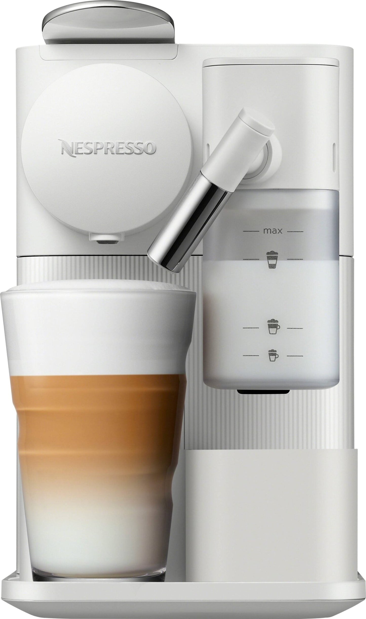 Nespresso Lattissima One Silky White Espresso Machine by De’Longhi
