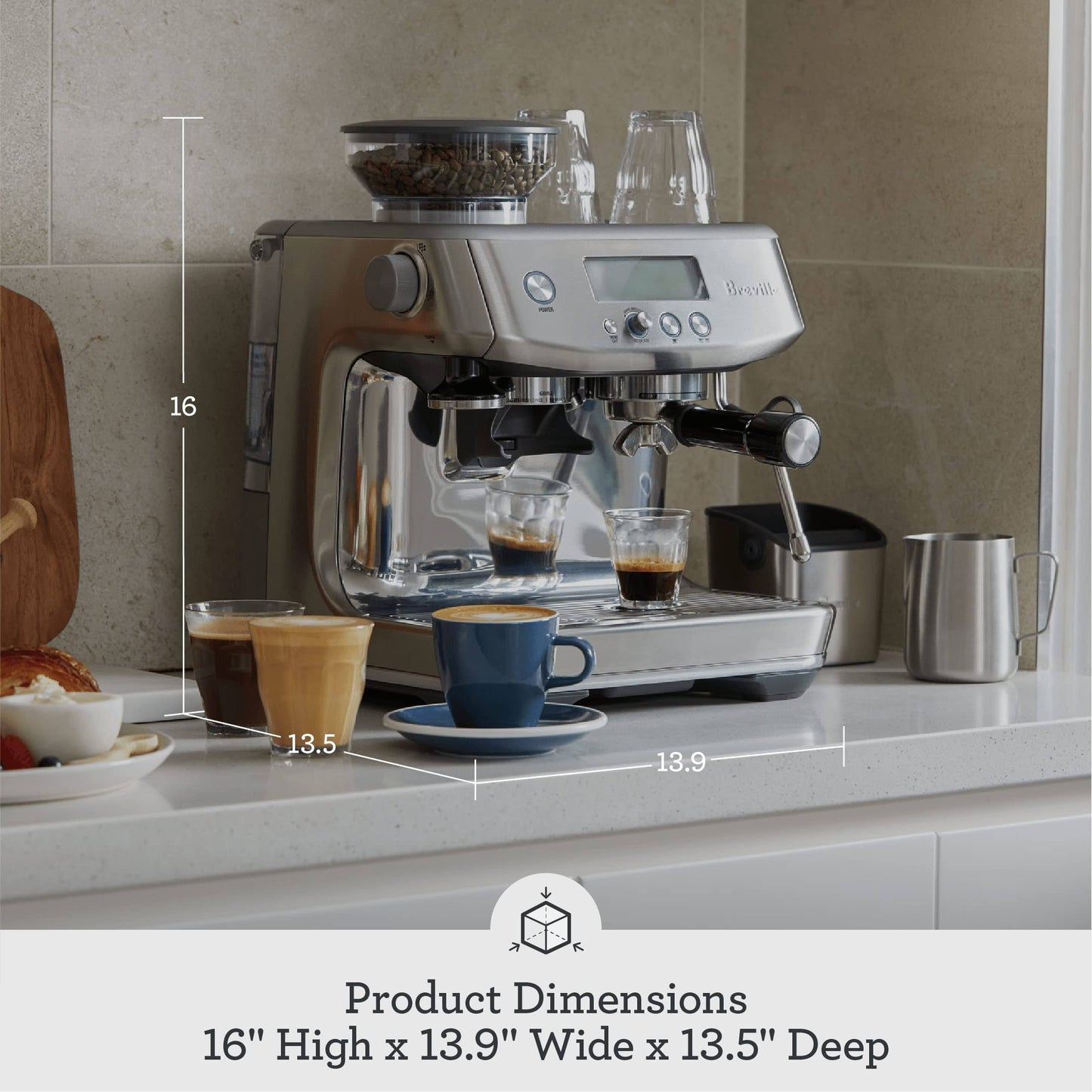 Breville The Barista Pro Stainless Steel Espresso Machine