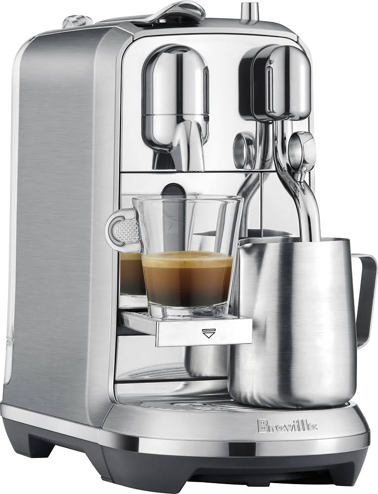 Breville Nespresso Creatista Plus Espresso Machine, Brushed Stainless Steel