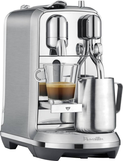 Breville Nespresso Creatista Plus Espresso Machine, Brushed Stainless Steel