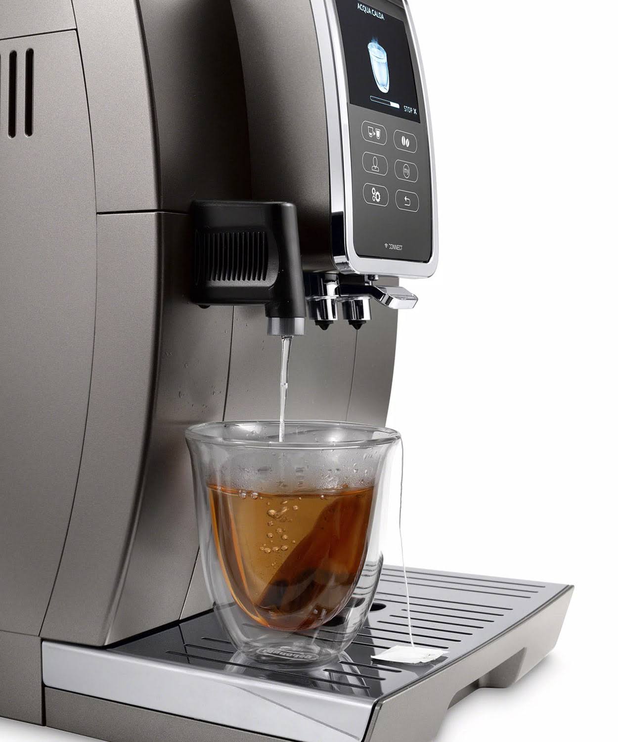 De’Longhi Dinamica Plus Fully Automatic Espresso Machine – Titanium