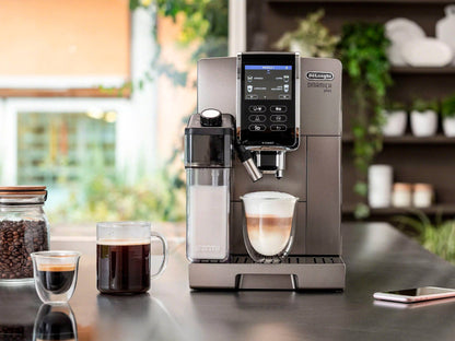De’Longhi Dinamica Plus Fully Automatic Espresso Machine – Titanium