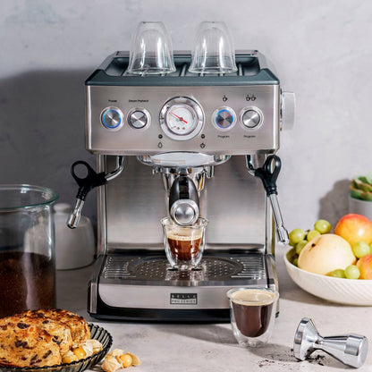 Bella Pro Series – Espresso Machine with 19 Bars of Pressure – Stainless Steel