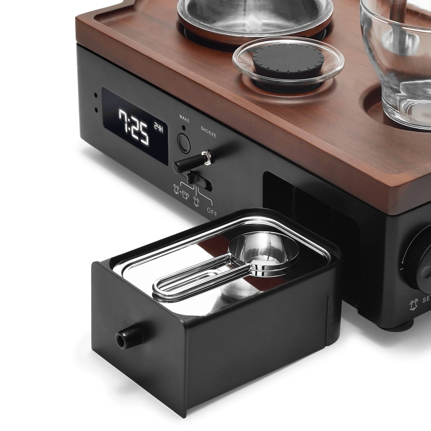 Soda Says x Barisieur Coffee & Tea Alarm Clock Black