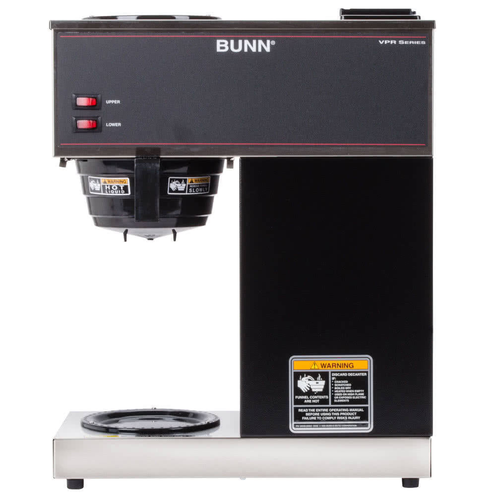 Bunn VPR-2GD 12-Cup Pourover Commercial Coffee Brewer – Black