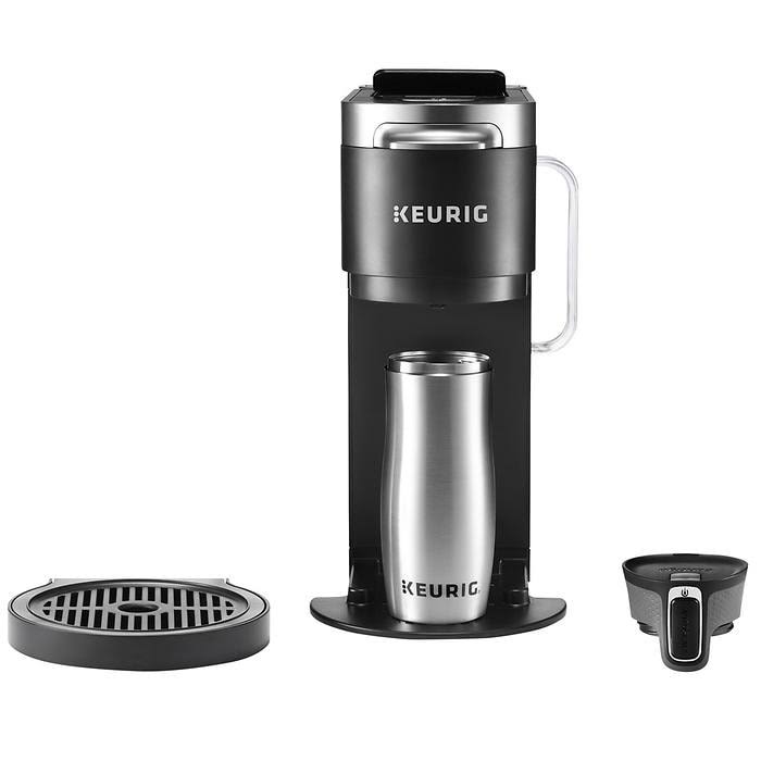 Keurig K-Duo Plus Coffee Maker, with Single Serve K-Cup Pod and 12 Cup Carafe Brewer, Black