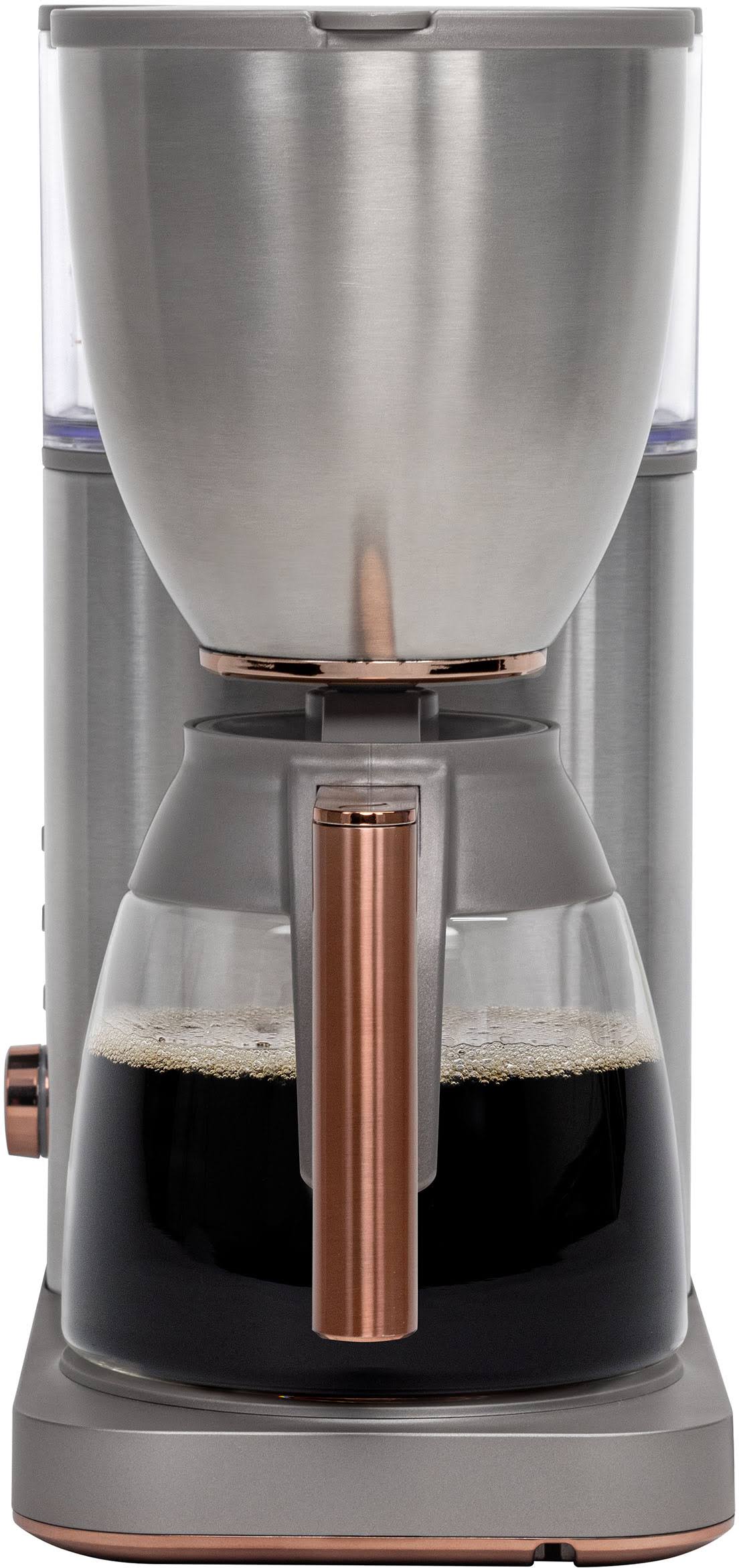 Café Specialty Drip Coffee Maker with Glass Carafe, 10 Cups, Stainless Steel