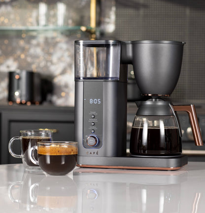 Café Specialty Drip Coffee Maker with Glass Carafe, 10 Cups, Matte Black