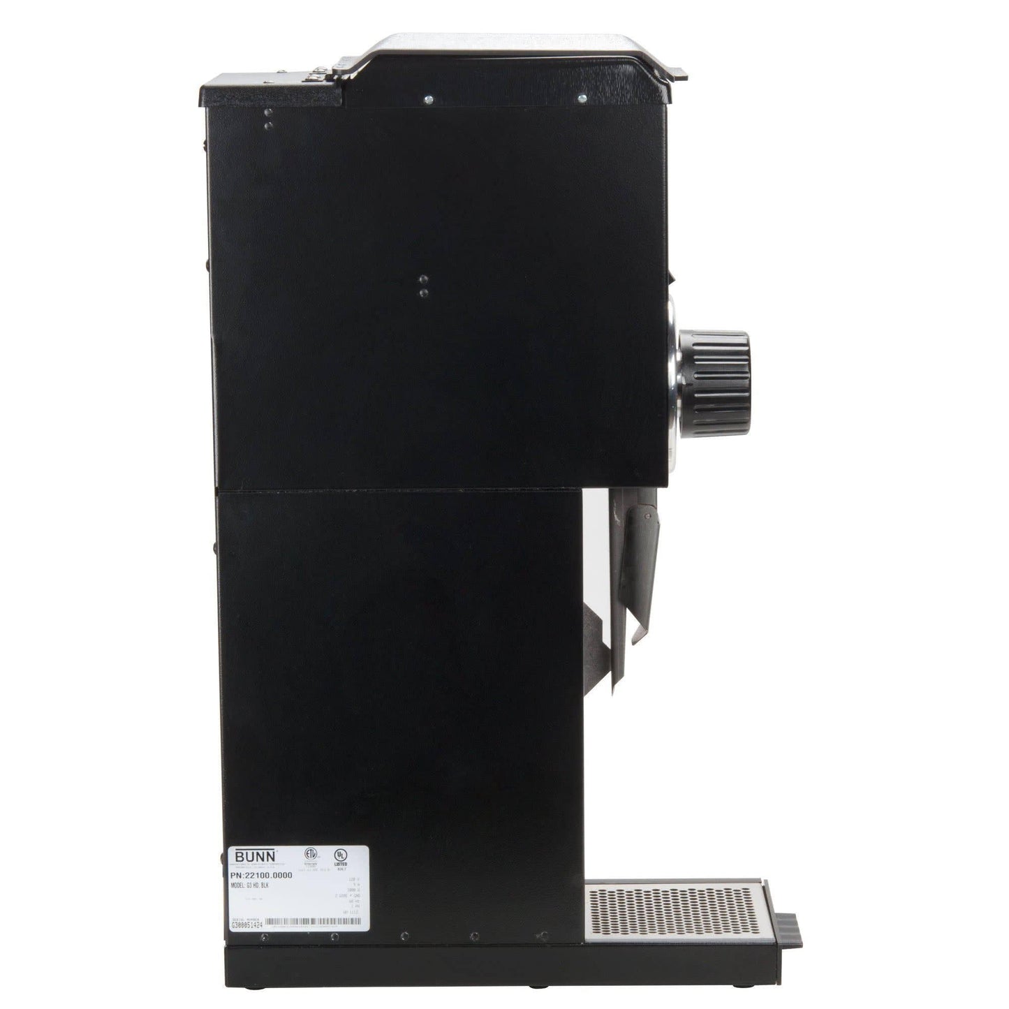 Bunn G3 HD 3 lb Black Bulk Coffee Grinder
