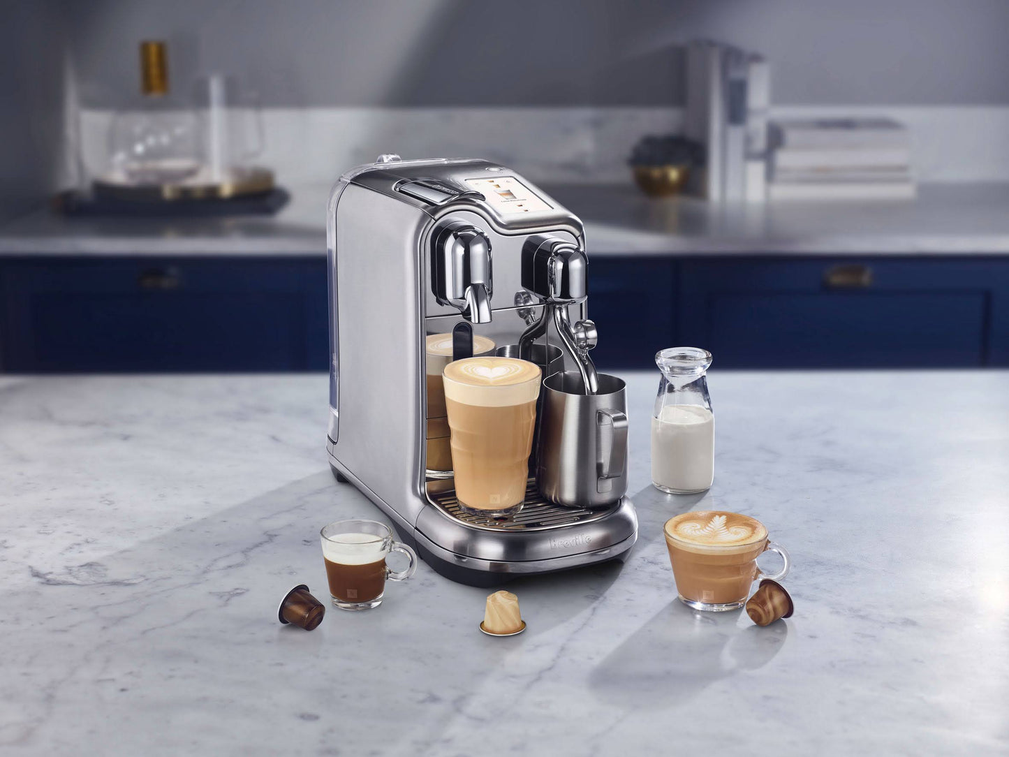Breville Creatista Pro Nespresso Machine – Brushed Stainless Steel