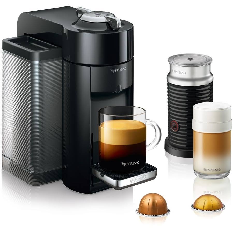 Nespresso by DeLonghi Vertuo Evoluo Coffee Espresso Maker Bundle – Black