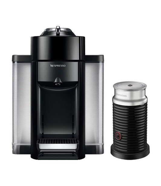 Nespresso by DeLonghi Vertuo Evoluo Coffee Espresso Maker Bundle – Black
