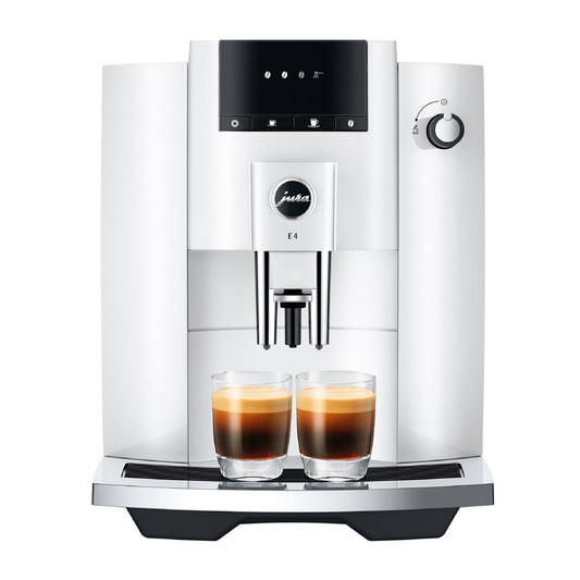 Jura E4 Piano White Automatic Coffee & Espresso Machine