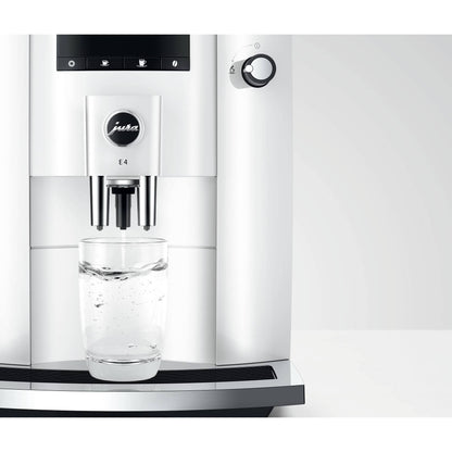 Jura E4 Piano White Automatic Coffee & Espresso Machine