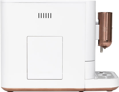 Cafe Affetto Matte White Automatic Espresso Machine